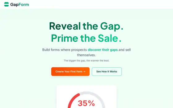 GapForm screenshot
