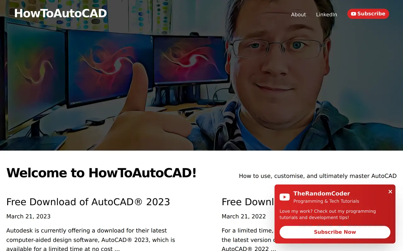 HowToAutoCAD screenshot