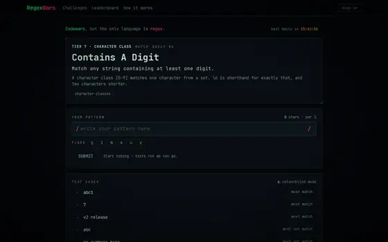 Regex Wars screenshot