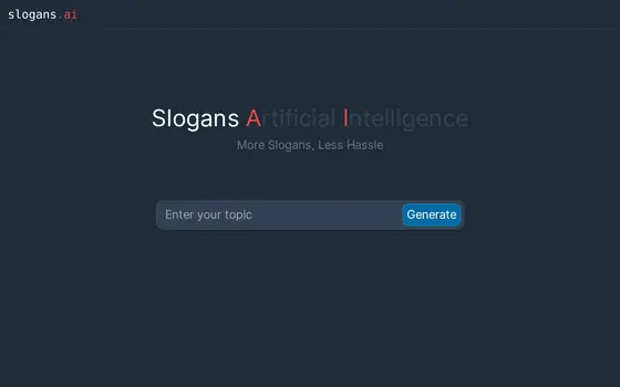 Slogans.ai screenshot