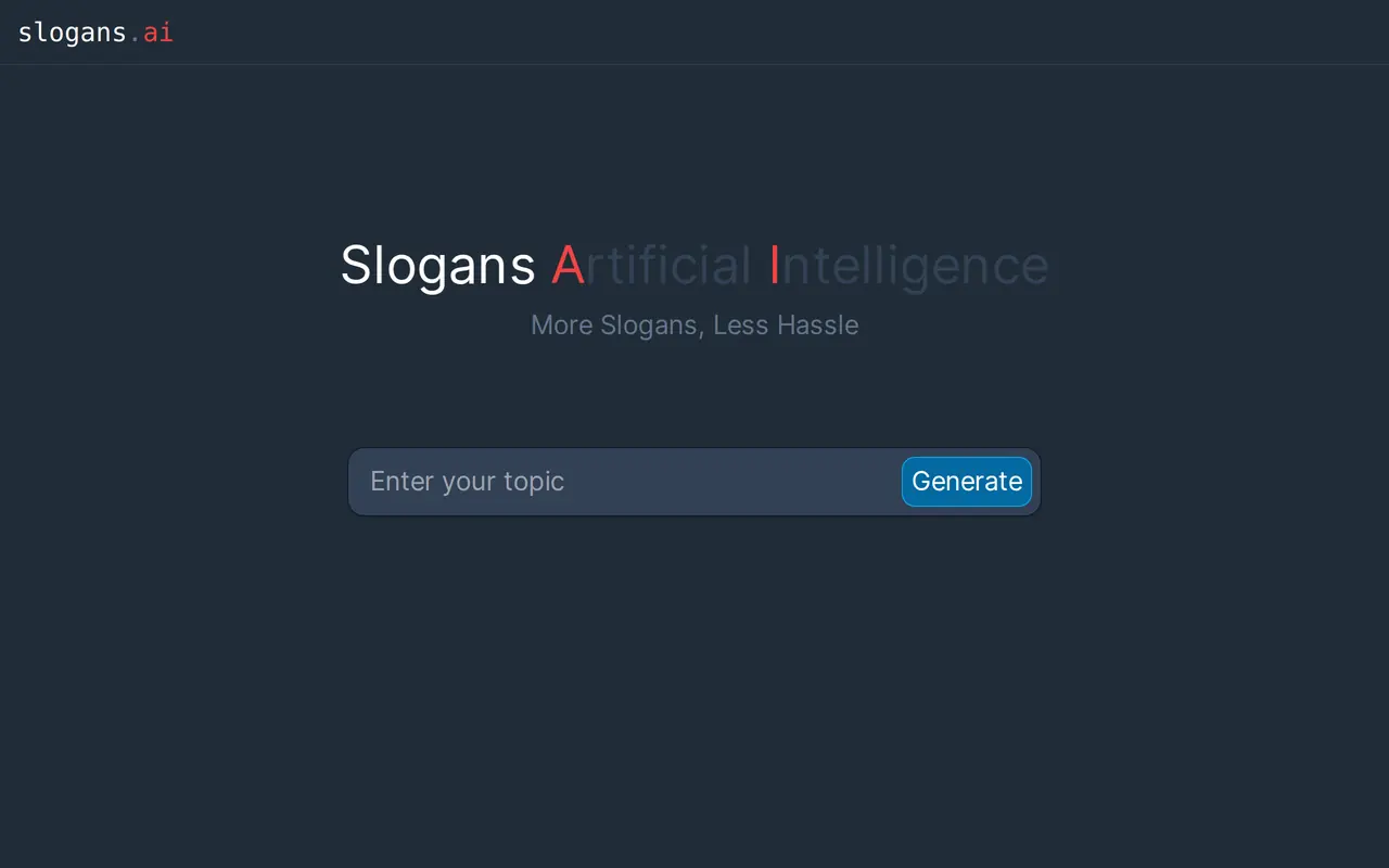 Slogans.ai screenshot