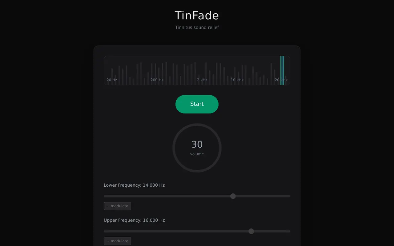 TinFade screenshot